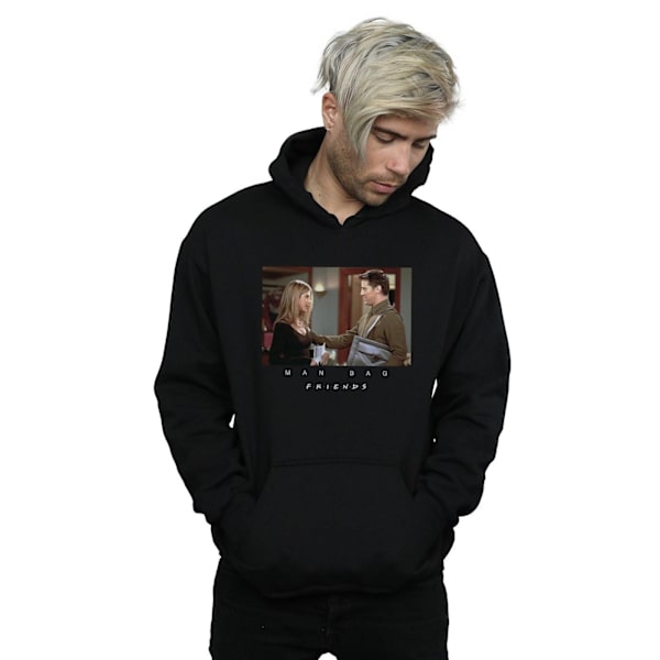 Friends Mens Man Bag Hoodie 5XL Svart Black 5XL