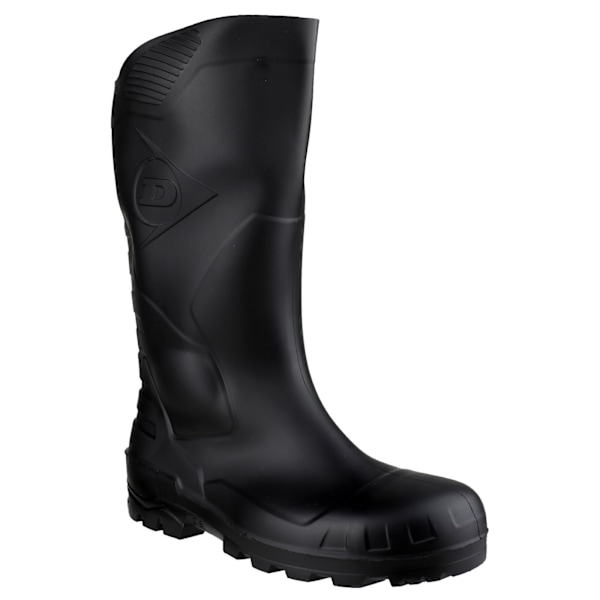Dunlop Devon Unisex Svart Säkerhets Wellington Stövlar 46 EUR Svart Black 46 EUR