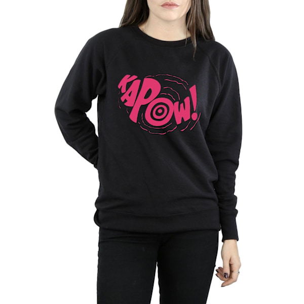 DC Comics Dam/Kvinnor Batman TV-serie Kapow Sweatshirt M Svart Black M