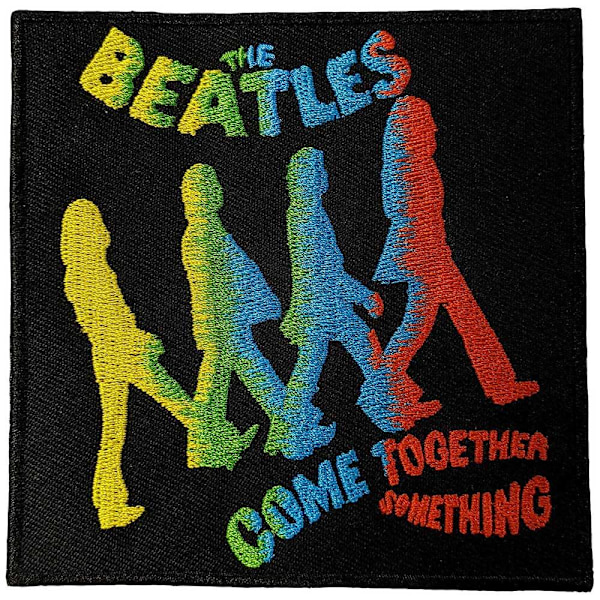 The Beatles Come Together/Something vävd strykjärnsmärke en storlek Multicoloured One Size