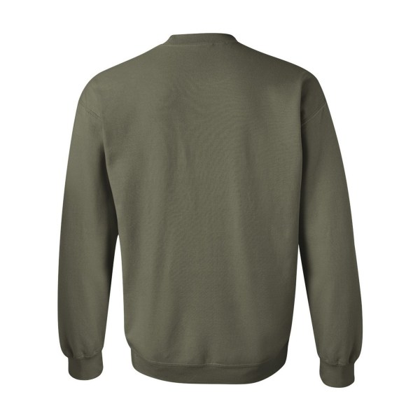 Gildan Heavy Blend Unisex Vuxen Crewneck Sweatshirt 2XL Militar Military Green 2XL