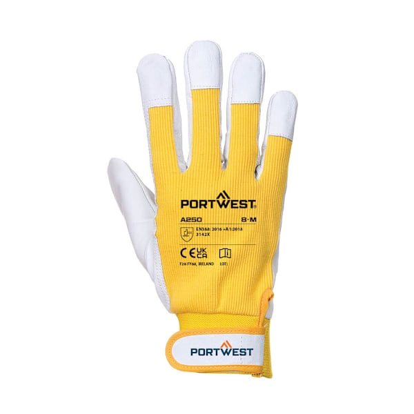Portwest A250 - Tergsus Getläderhandskar L Gul Yellow L