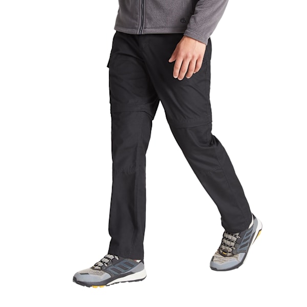Craghoppers Expert Kiwi Konvertibla Skräddarsydda Byxor för Herr 34R Black 34R