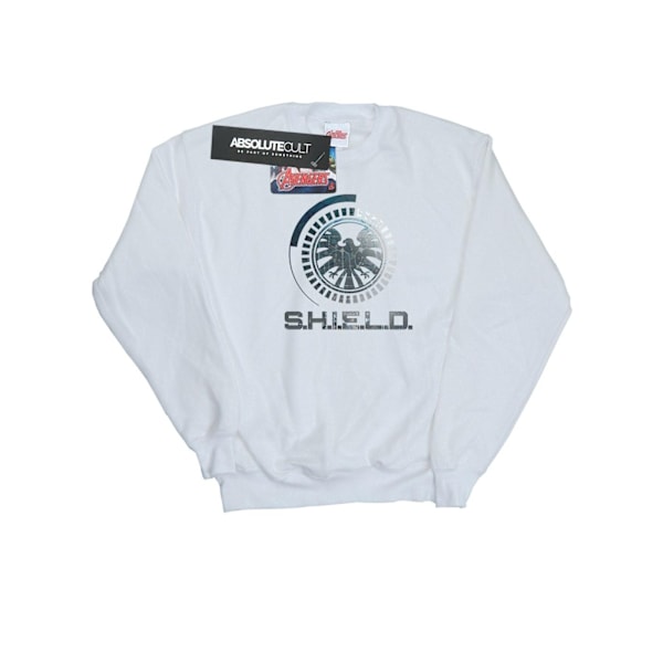 Marvel Mens Agents Of SHIELD Circuits Sweatshirt M Vit White M