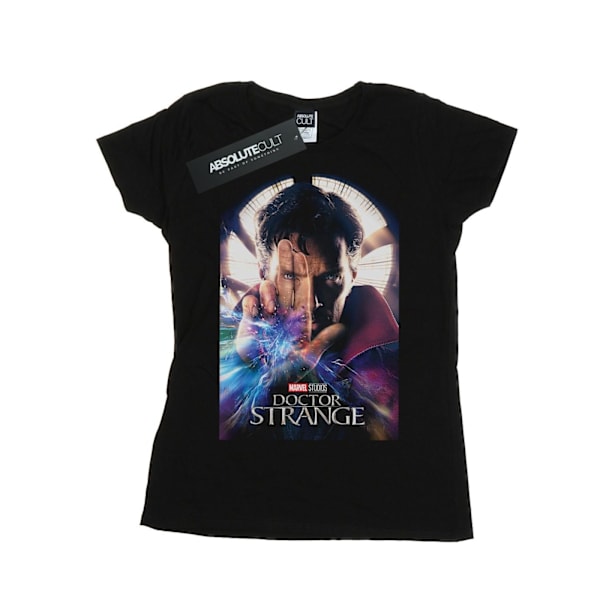 Marvel Studios Dam/Kvinnor Doctor Strange Poster Bomull T-shirt Black L