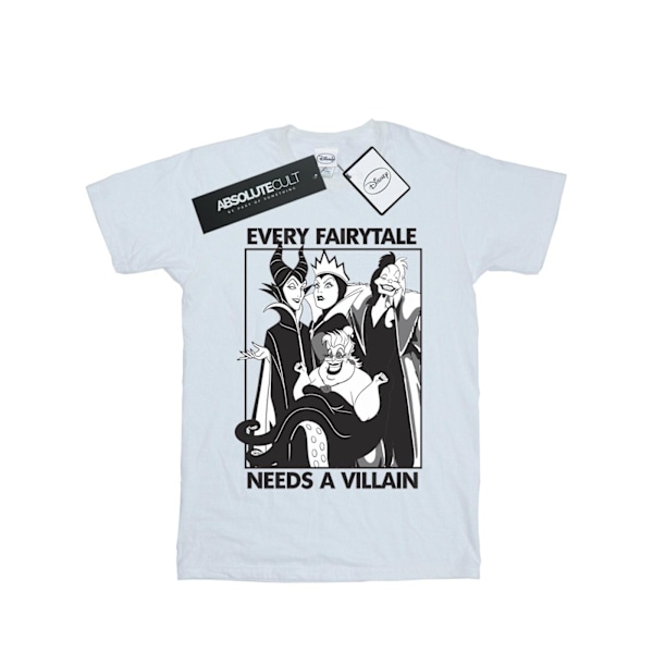 Disney Boys Every Fairy Tale Needs A Villain T-Shirt 9-11 år White 9-11 Years