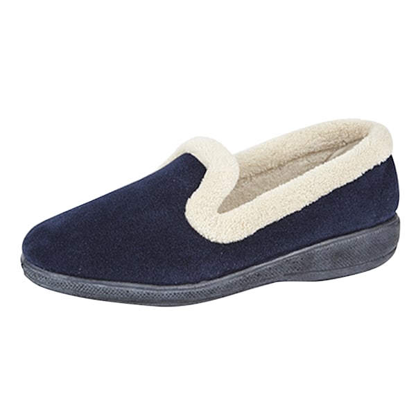 Sleepers Dam/Dam Sophia Memory Foam Tofflor 7 UK Marinblå Navy 7 UK