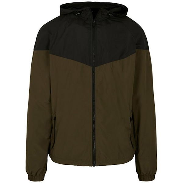Bygg ditt varumärke Herr Tech Tvåfärgad Jacka 5XL Mörk Oliv/Svart Dark Olive/Black 5XL