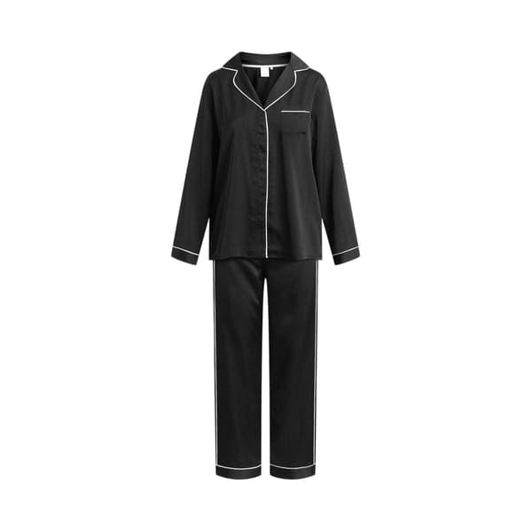 CCDK Copenhagen Dam/Dam Josephine Piped Återvunnen Polyester Black 10 UK