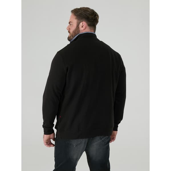 Duke Herr D555 Russel Broderad Logotyp Fleece Kingsize Sweatshirt Black 4XL