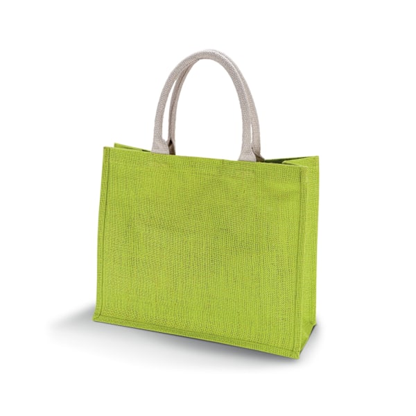 Kimood Dam/Kvinnors Jute Strandväska (2-pack) One Size Lime Lime One Size