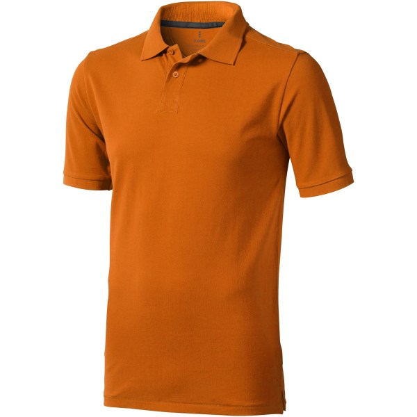 Elevate Calgary kortärmad pikétröja för män (förpackning med 2) XXXL Orange Orange XXXL