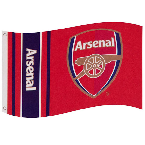 Arsenal FC VM-flagga, en storlek, röd Red One Size