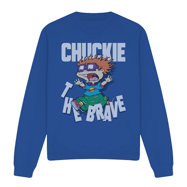 Rugrats Unisex Vuxen Chuckie The Brave Sweatshirt XXL Royalblå Royal Blue XXL