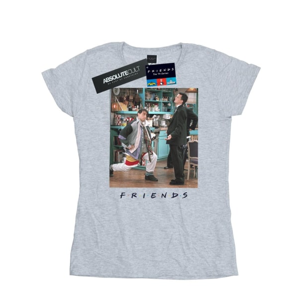 Friends Womens/Ladies Joey Lunges Cotton T-Shirt S Sports Grey Sports Grey S