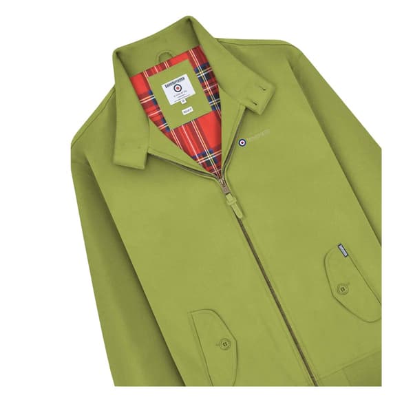 Lambretta Herr Target Duschresistent Hoodie M Oliv Olive M