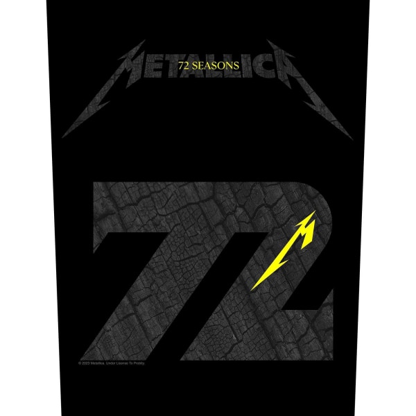 Metallica M72 Charred Patch One Size Svart/Grå Black/Grey One Size