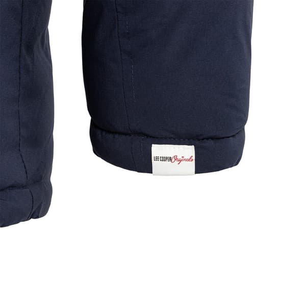 Lee Cooper Herr Hooded Pufferjacka L Marinblå Navy L