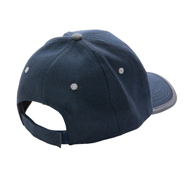 XD Collection Impact Aware Kontrast Borstad Bomull 6-Panel Keps Navy One Size