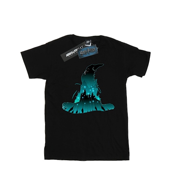Harry Potter Boys Hogwarts Silhouette T-shirt 12-13 år Svart Black 12-13 Years