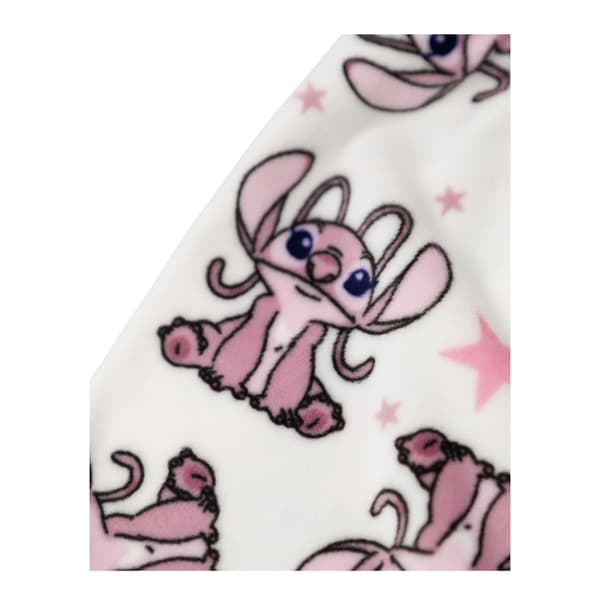 Lilo & Stitch Flickor Angel Långärmad Lång Pyjamas Set 7-8 År Pink 7-8 Years