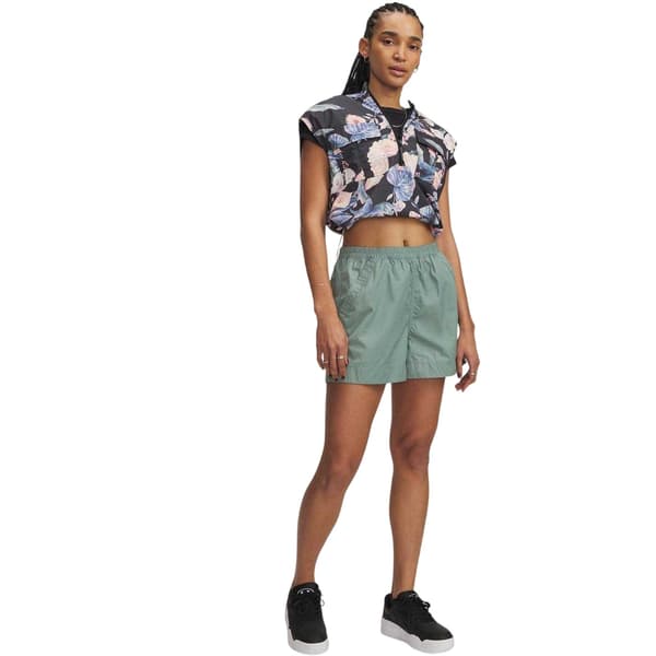 Under Armour Dam/Kvinnor Unstoppable Utility Casual Shorts 10 Green 10 UK