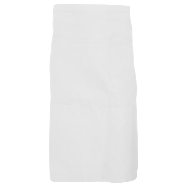 Dennys Adults Unisex Catering Midjeförkläde med ficka (förpackning med Navy Blue One Size