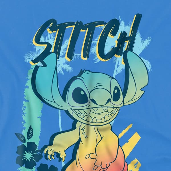 Lilo & Stitch Barn/Barn Gradient Strand T-shirt 7-8 År S Sapphire 7-8 Years