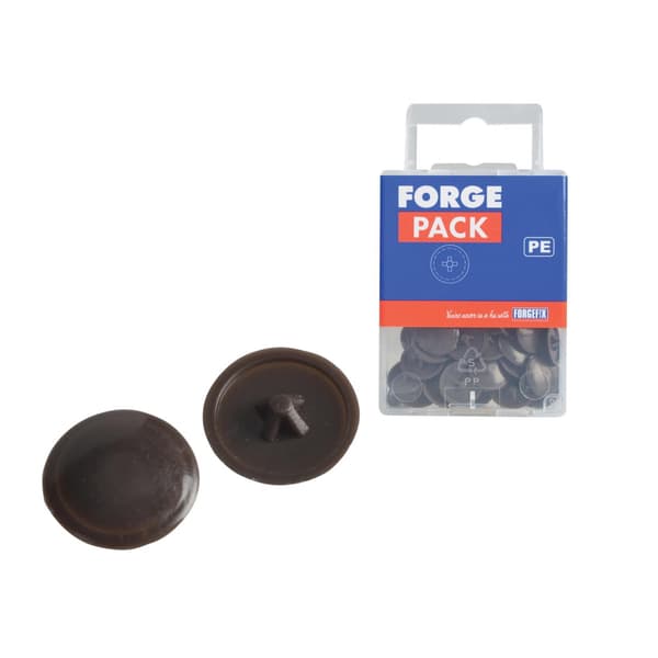 Forgefix Pozi-kompatibelt täcklock mörkbrunt, Forge Pack 50 Mu Multi Colour Dark Brown, Forge Pack 50