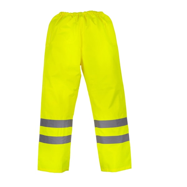 Yoko Unisex Vuxen Vattentät Hi-Vis Överbyxor XXL Gul Yellow XXL