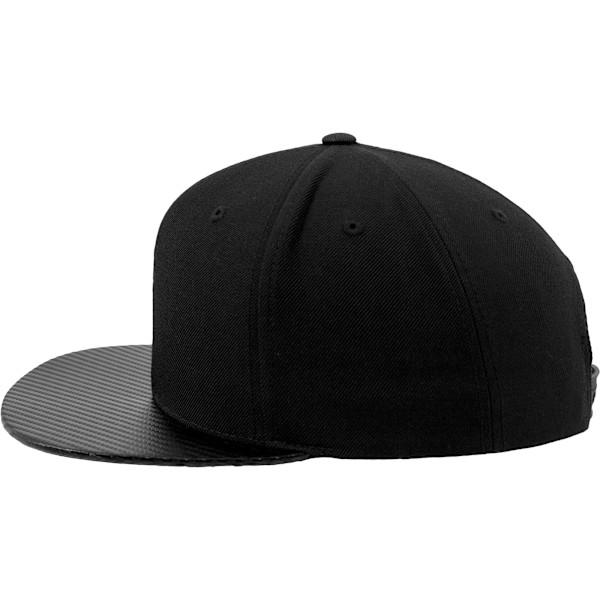 Flexfit by Yupoong Unisex Carbon Snapback Cap One Size Svart Black One Size