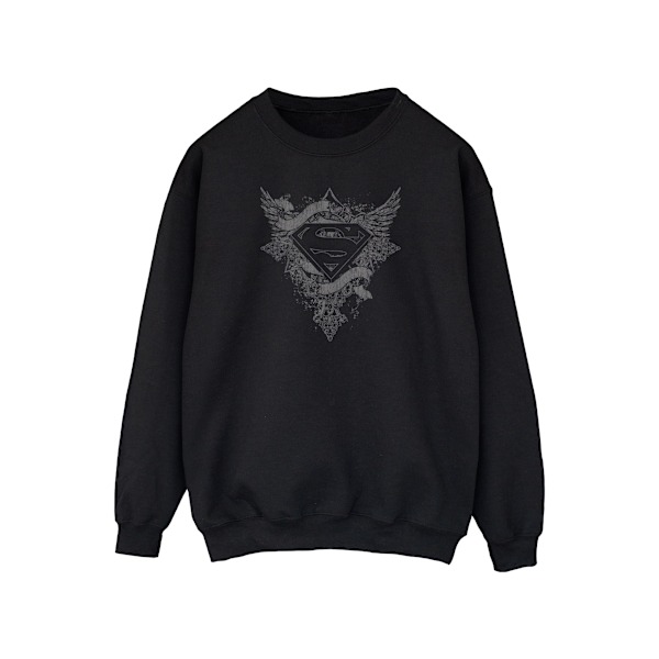 DC Comics Herr Superman Wings Logo Sweatshirt L Svart Black L