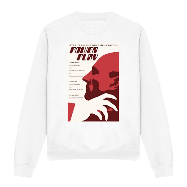 Star Trek Unisex Vuxen The Next Generation Säsong 5 Avsnitt 15 White L