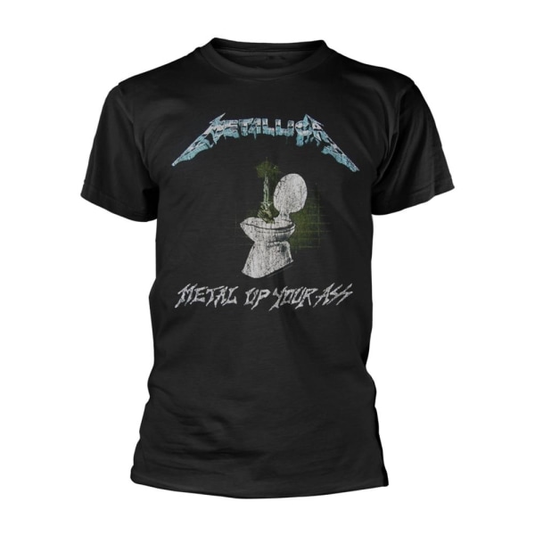 Metallica Unisex Adult Metal Up Your Ass T-shirt L Svart Black L