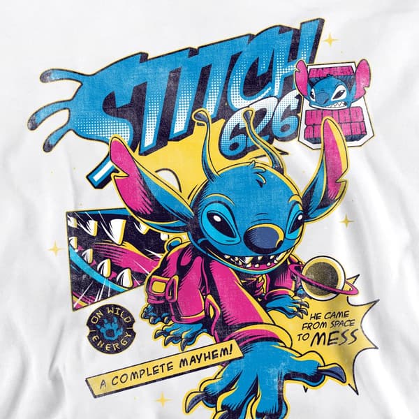 Lilo & Stitch Unisex Vuxen 626 Serietröja XL Vit White XL