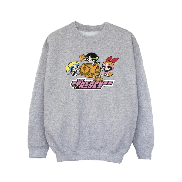 Powerpuff Girls Girls Girls Pumpkin Sweatshirt 3-4 Years Sp Sports Grey 3-4 Years
