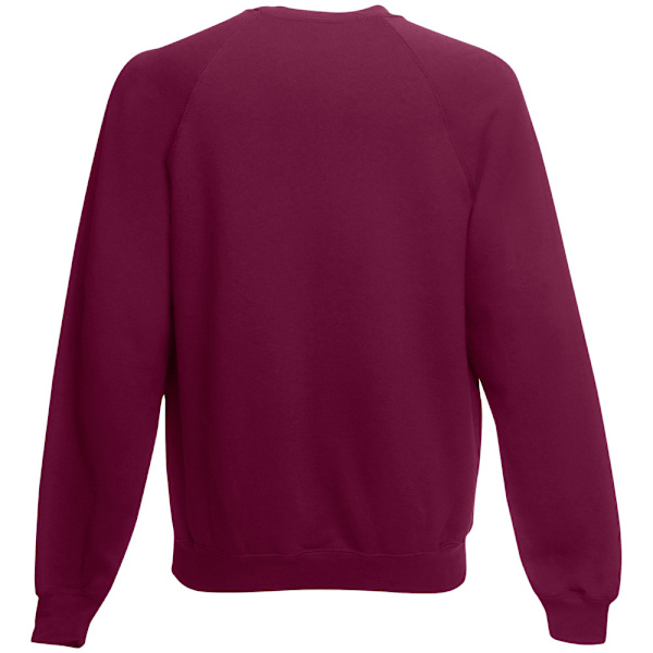 Fruit Of The Loom Barnkläder Unisex Raglanärm Sweatshirt 3-4 Burgundy 3-4