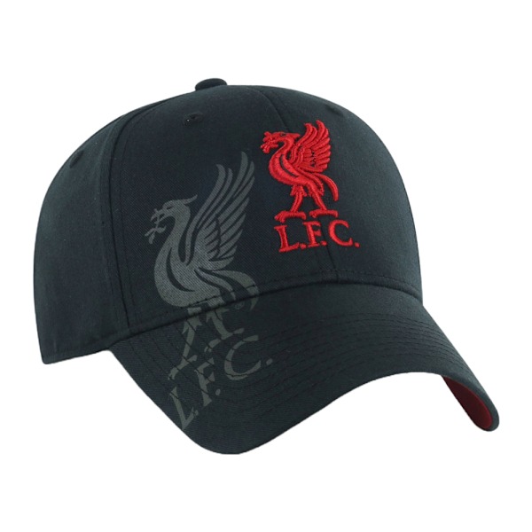 Liverpool FC Unisex Vuxen Obsidian Crest Baseball Cap One Size Black One Size