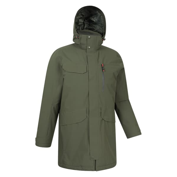 Mountain Warehouse Reid Vattentät Vadderad Jacka Herr L Grön Green L
