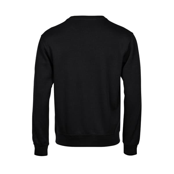 Tee Jays Herr Ribbad Interlock Tröja med Rund Hals M Svart Black M