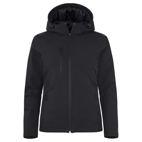 Clique Dam/Dam Vadderad Softshelljacka L Svart Black L