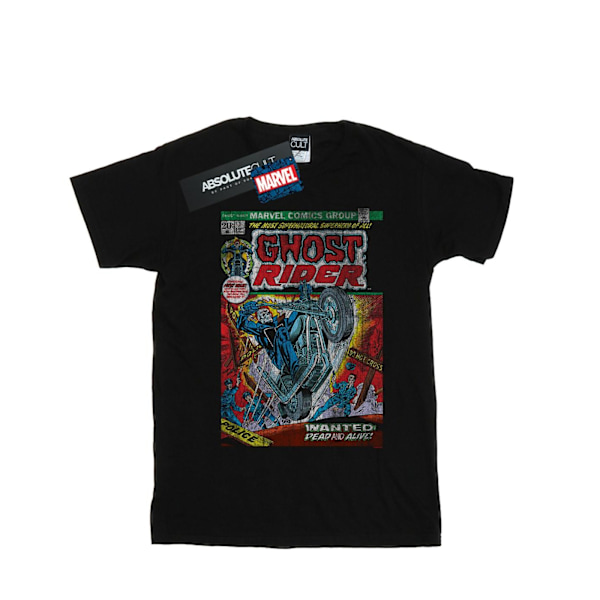 Marvel Boys Ghost Rider Distressed Comic Cover T-Shirt 12-13 år Black 12-13 Years