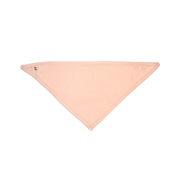 Babybugz Baby Reversible Contrast Detail Bandana Bib One Size W White/Powder Pink One Size