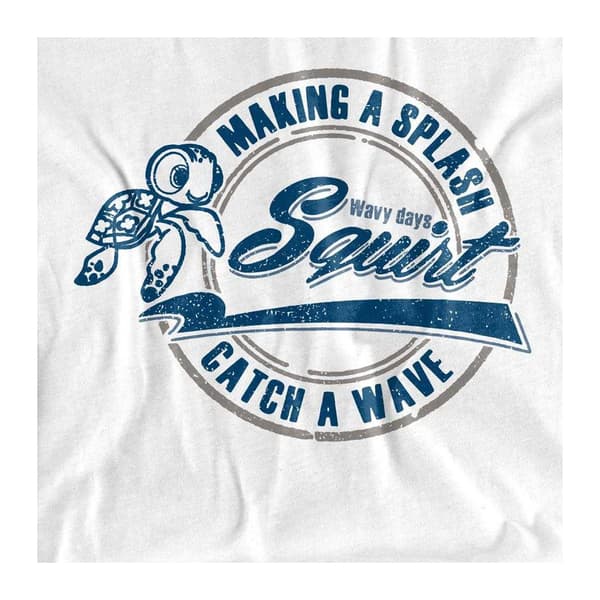 Finding Nemo Dam/Kvinnor Catch A Wave Squirt T-Shirt L Vit White L