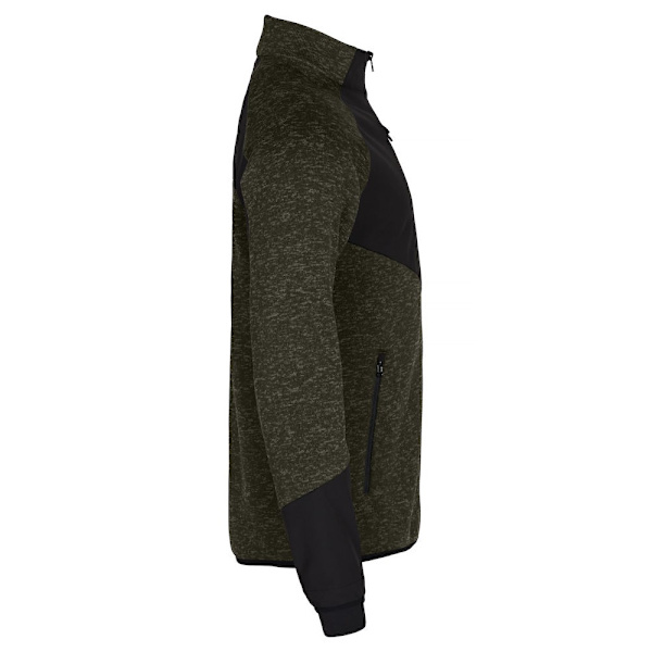 Clique Herr Haines Fleecejacka S Fog Green/Black Fog Green/Black S