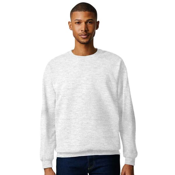 Gildan Unisex Vuxen Softstyle Fleece Mellantung Tröja S Askgrå Ash Grey S