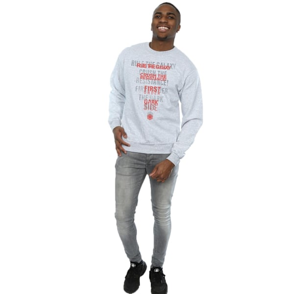 Star Wars The Last Jedi Dark Side Echo Sweatshirt L Sports - Herr Sports Grey L