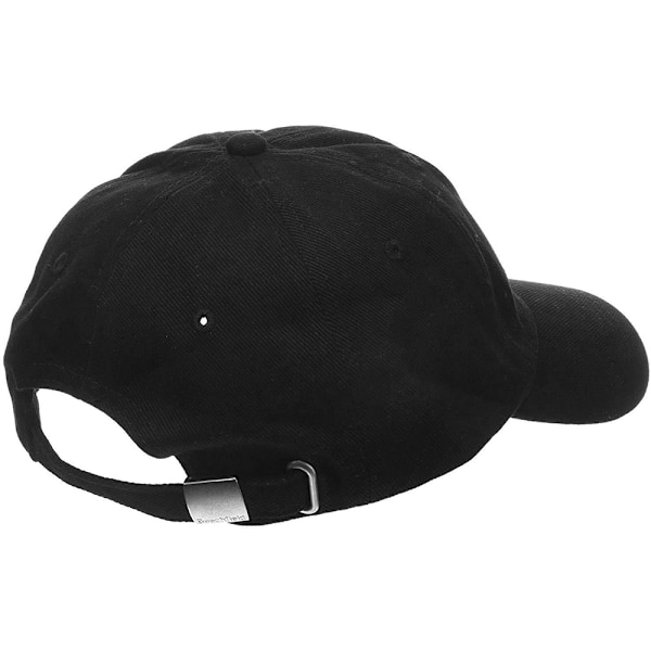 Result Unisex Lågprofil Tung Borstad Bomulls Baseballkeps En Storlek Black One Size