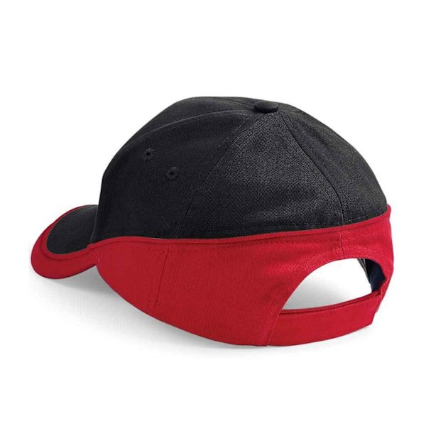 Beechfield Teamwear Competition Cap One Size Svart/Klassisk Röd Black/Classic Red One Size