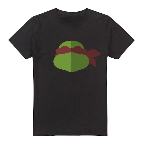 Teenage Mutant Ninja Turtles Herr Raphael Ansikte T-Shirt 5XL Svart Black 5XL